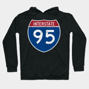 I-95 -- Vintage Look Design Hoodie